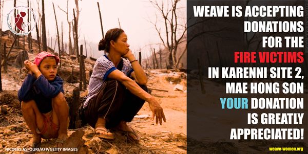 Help the Fire Victims in Karenni Site 2