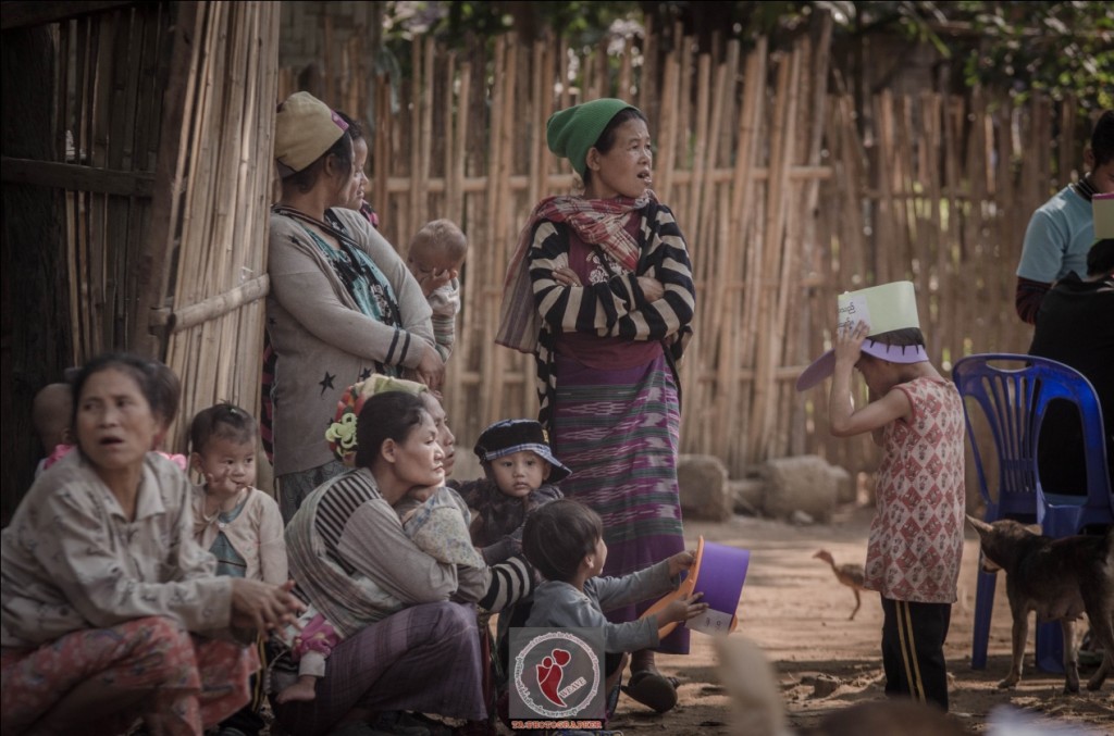 Karenni refugees on the Thai-Myanmar border