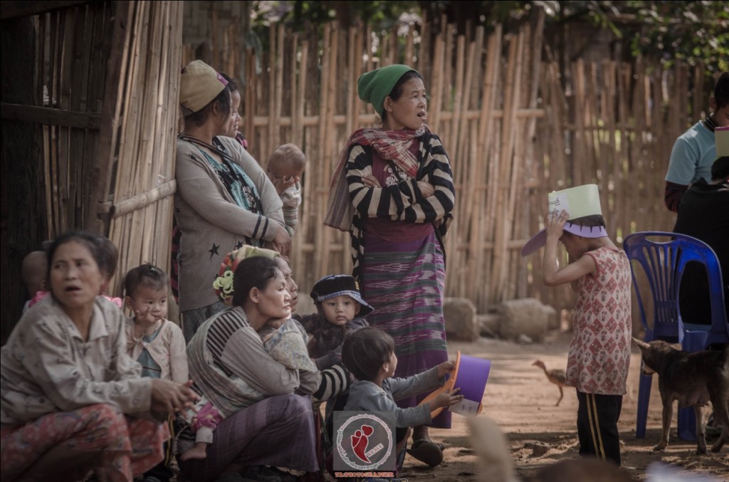 Karenni refugees on the Thai-Myanmar border 